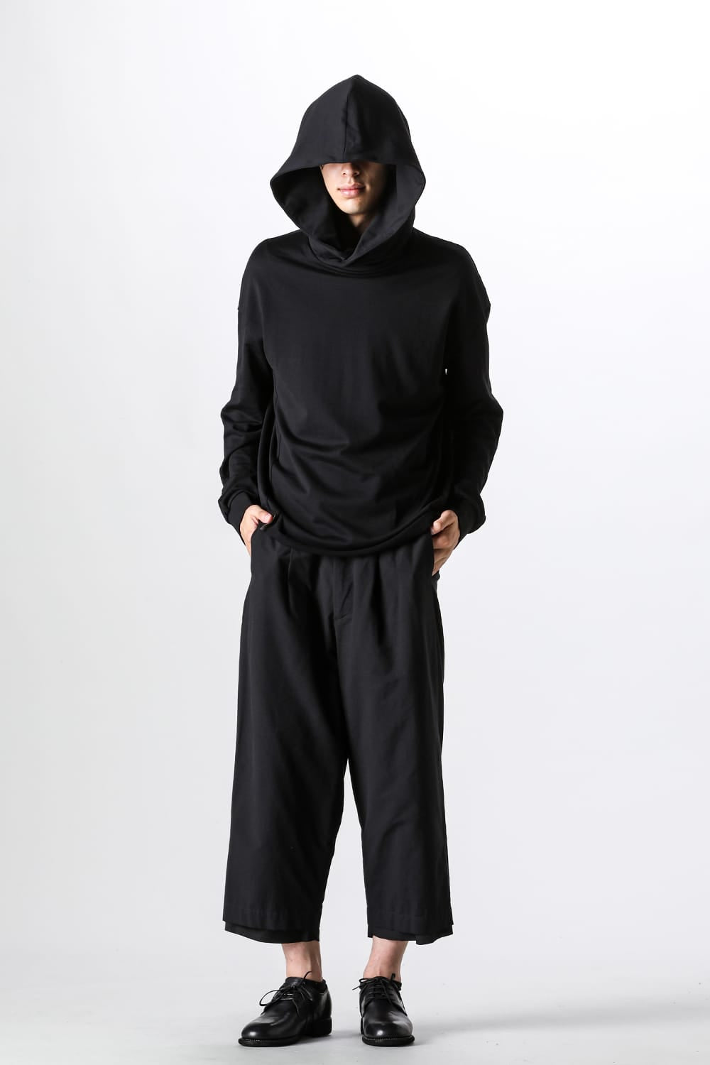 クロマニヨン CROMAGNON Hooded Cut Sew （BLACK） BLACK