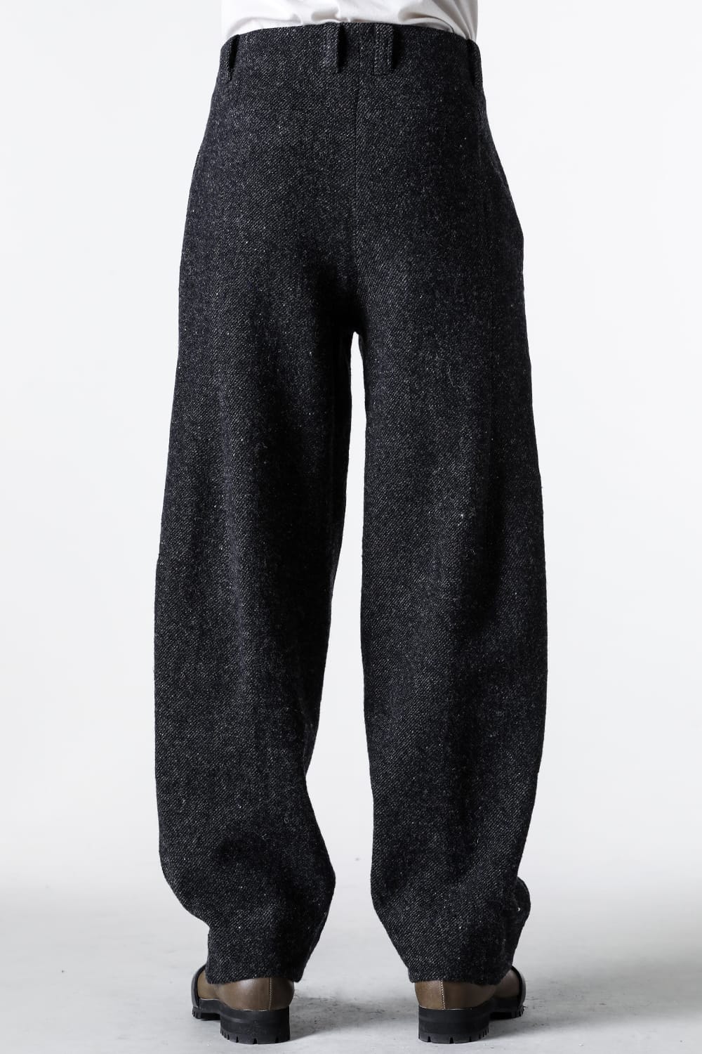 クロマニヨン CROMAGNON Relaxed Pants Shetland Wool （DARK NAVY） DARK NAVY