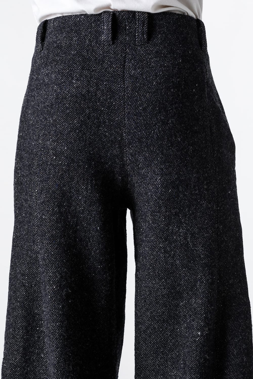 クロマニヨン CROMAGNON Relaxed Pants Shetland Wool （DARK NAVY） DARK NAVY