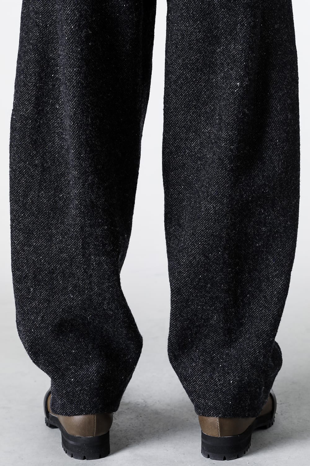クロマニヨン CROMAGNON Relaxed Pants Shetland Wool （DARK NAVY） DARK NAVY