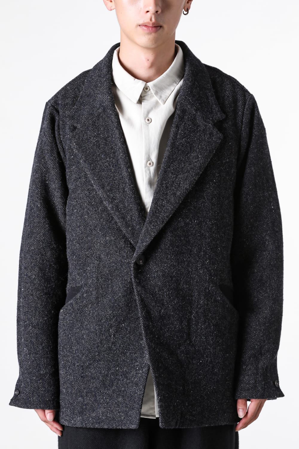 クロマニヨン CROMAGNON Jacket Shetland Wool （DARK NAVY） DARK NAVY