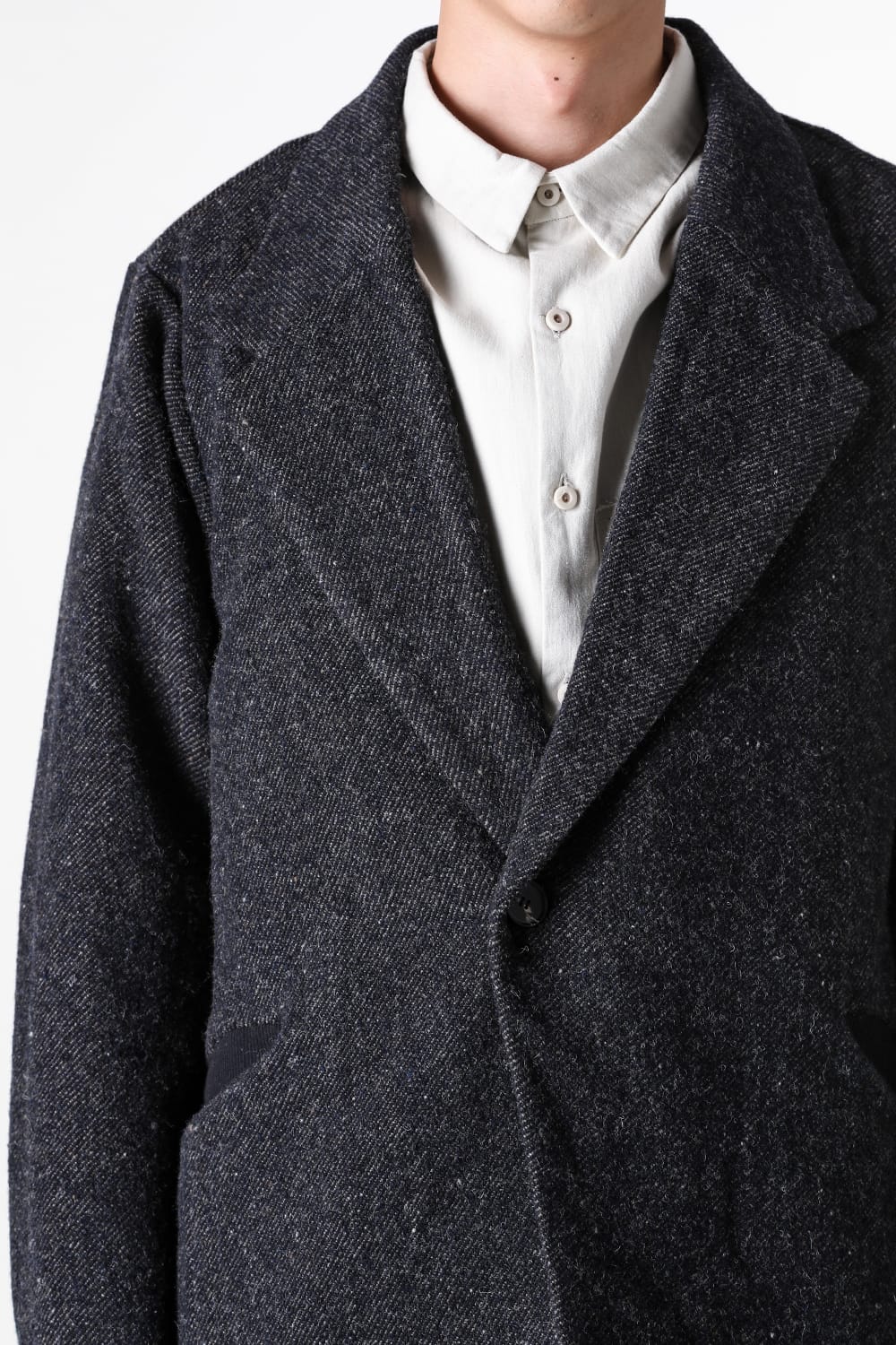 クロマニヨン CROMAGNON Jacket Shetland Wool （DARK NAVY） DARK NAVY