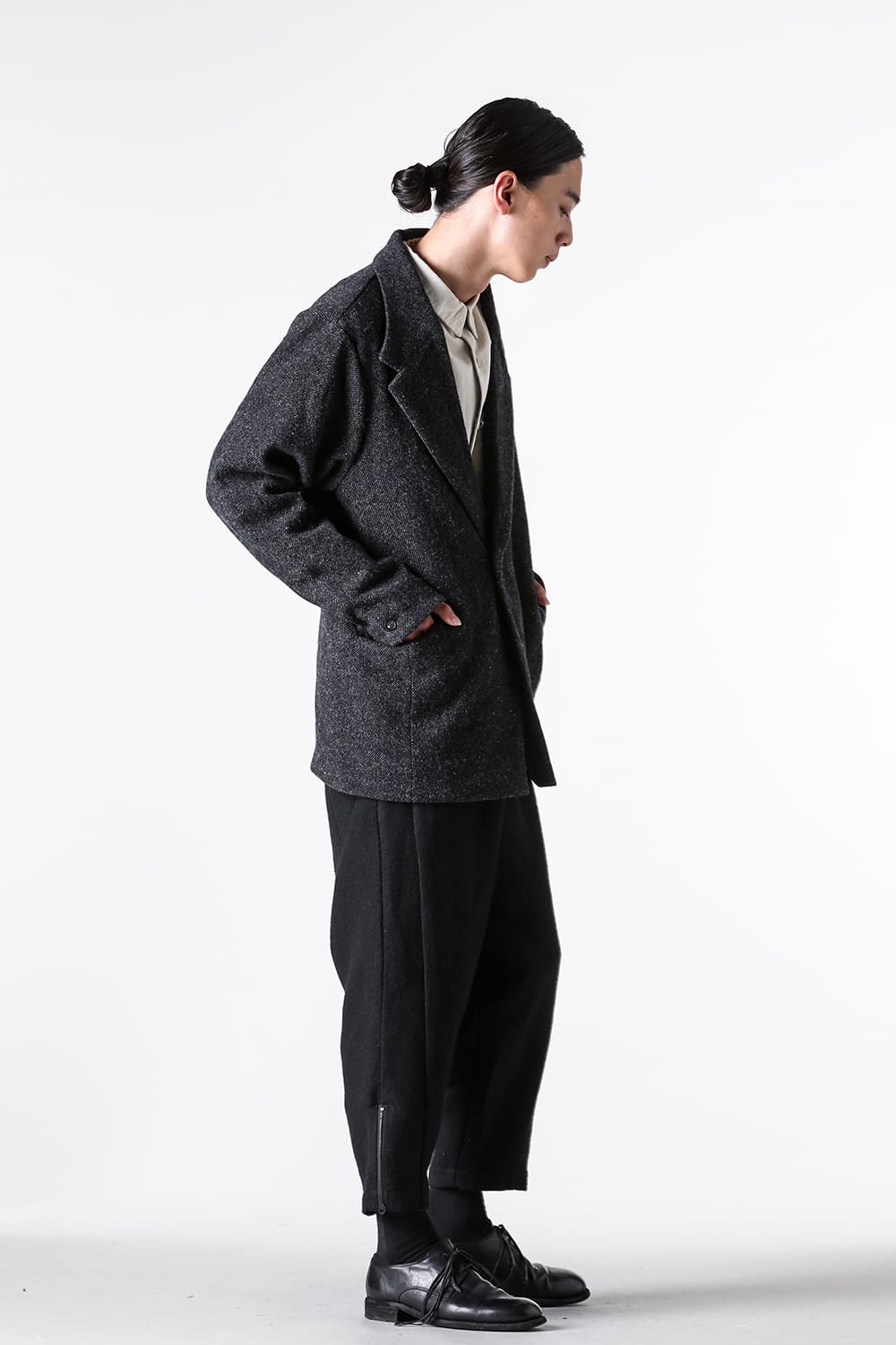 クロマニヨン CROMAGNON Jacket Shetland Wool （DARK NAVY） DARK NAVY