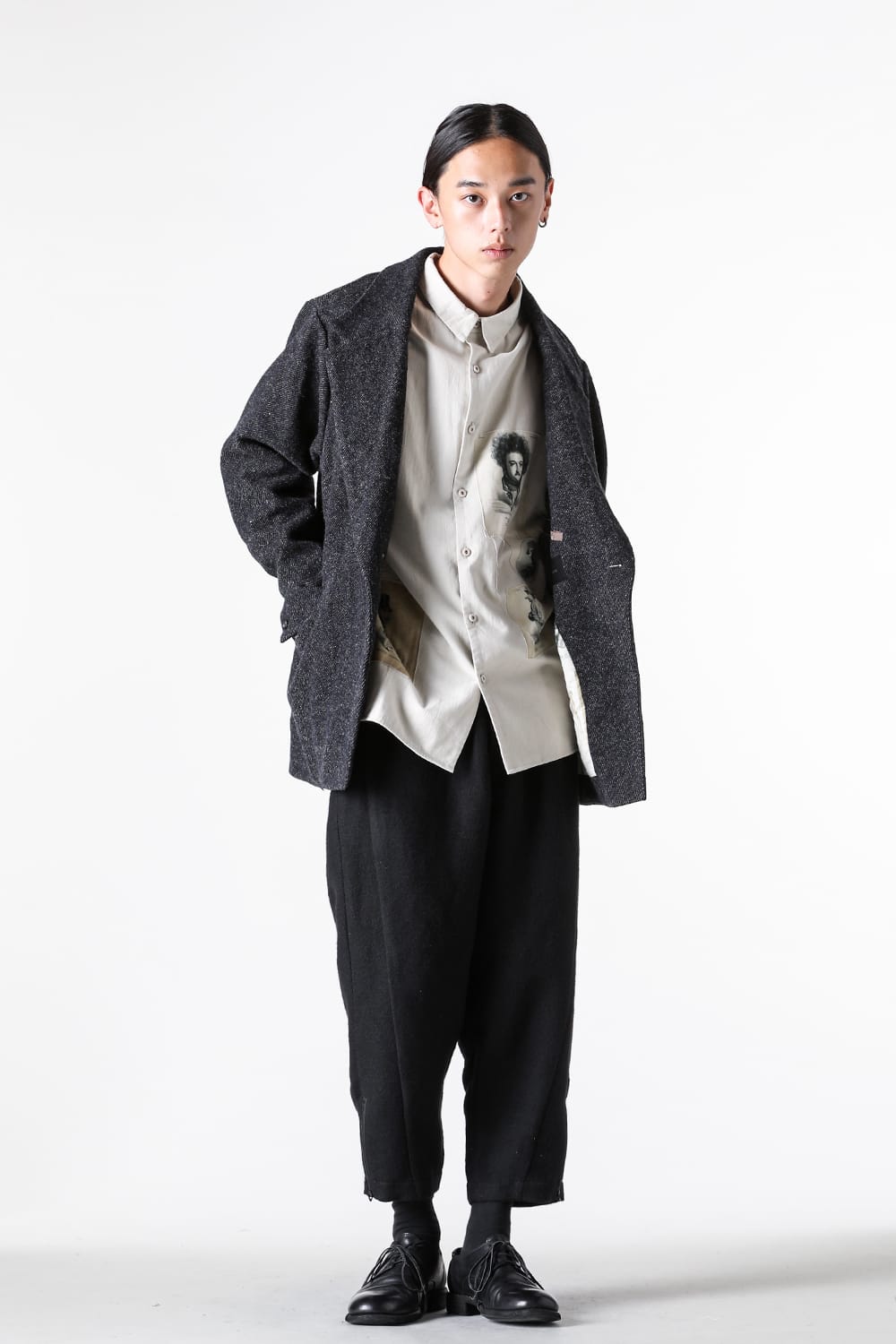 クロマニヨン CROMAGNON Jacket Shetland Wool （DARK NAVY） DARK NAVY