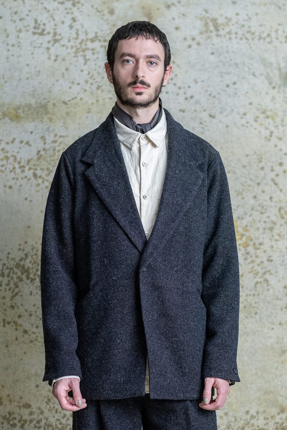 クロマニヨン CROMAGNON Jacket Shetland Wool （DARK NAVY） DARK NAVY