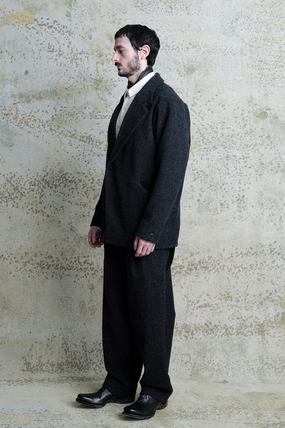 クロマニヨン CROMAGNON Jacket Shetland Wool （DARK NAVY） DARK NAVY