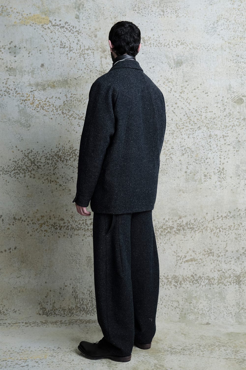 クロマニヨン CROMAGNON Jacket Shetland Wool （DARK NAVY） DARK NAVY