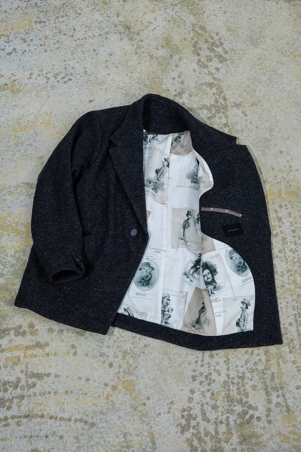 クロマニヨン CROMAGNON Jacket Shetland Wool （DARK NAVY） DARK NAVY
