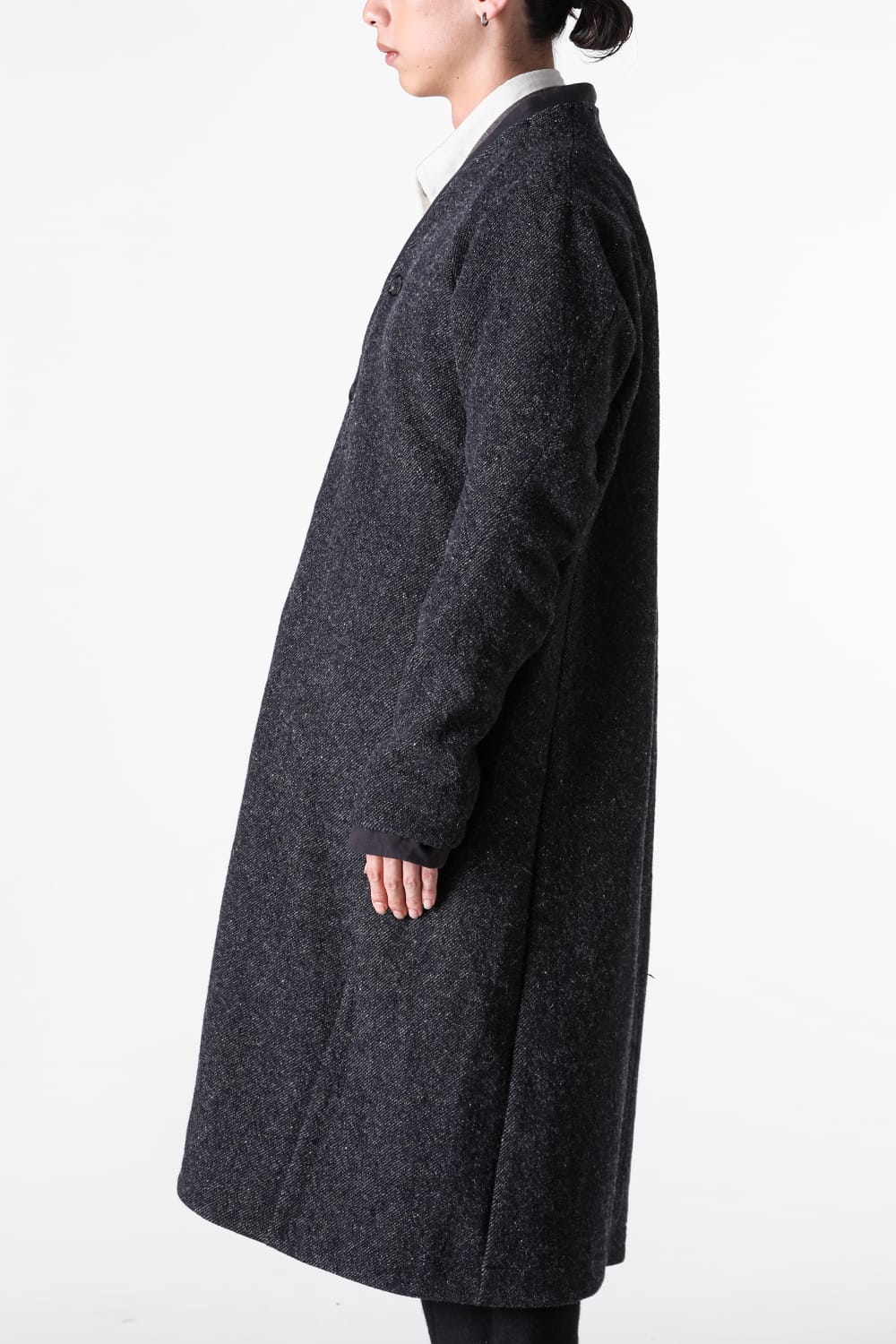 クロマニヨン CROMAGNON Coat shetland wool （DARK NAVY） DARK NAVY