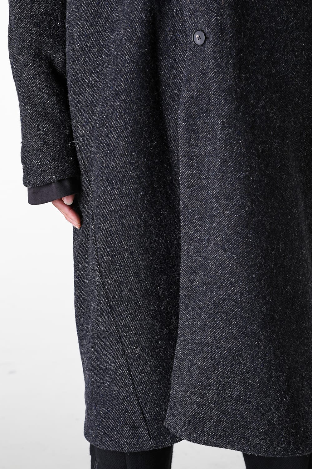 クロマニヨン CROMAGNON Coat shetland wool （DARK NAVY） DARK NAVY