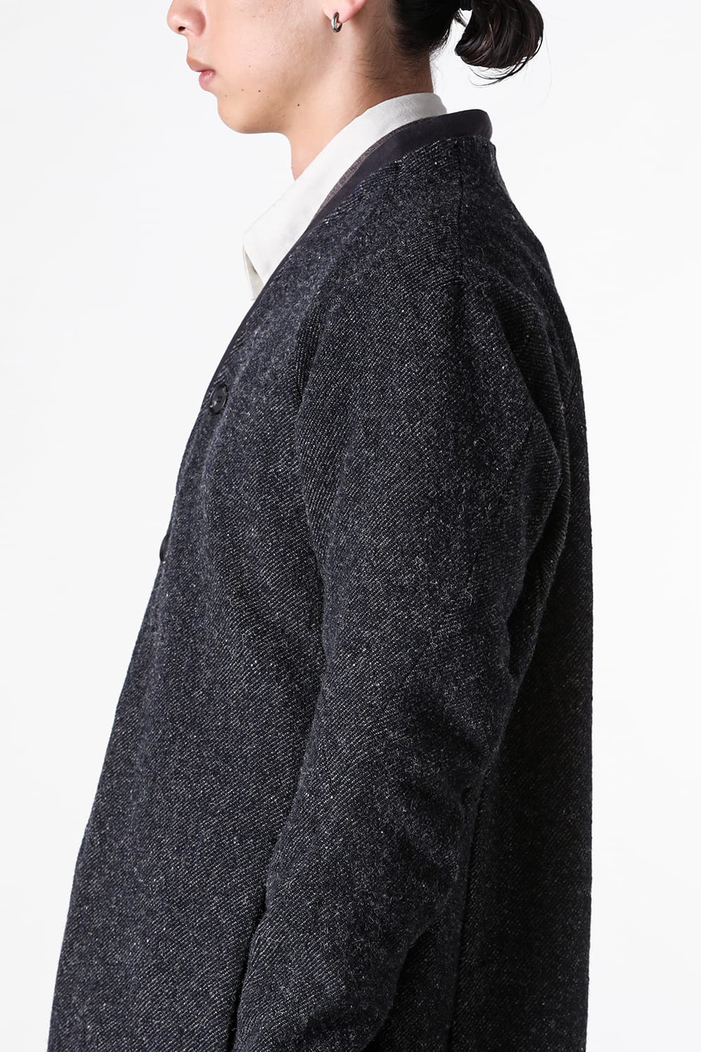 クロマニヨン CROMAGNON Coat shetland wool （DARK NAVY） DARK NAVY