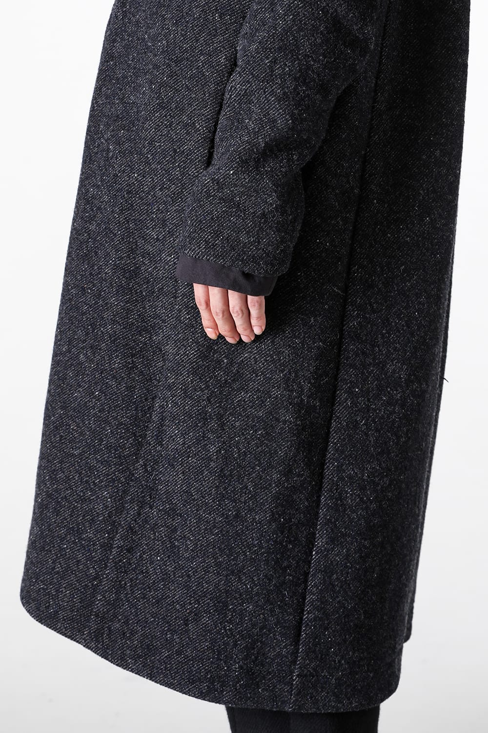 クロマニヨン CROMAGNON Coat shetland wool （DARK NAVY） DARK NAVY