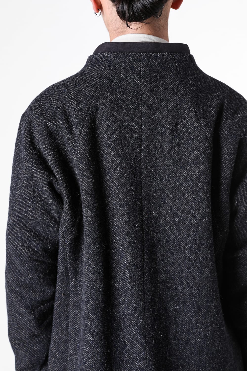 クロマニヨン CROMAGNON Coat shetland wool （DARK NAVY） DARK NAVY