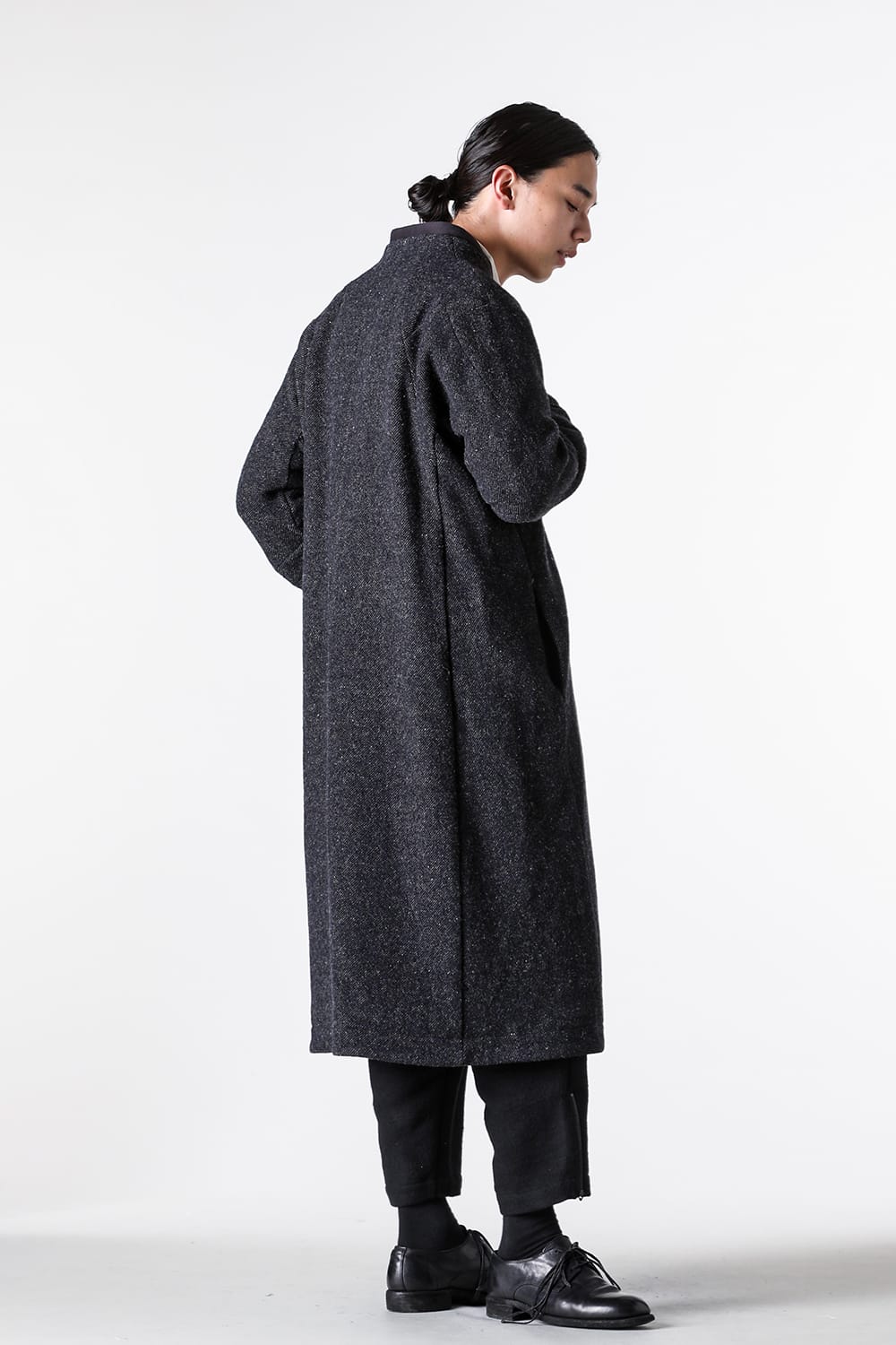 クロマニヨン CROMAGNON Coat shetland wool （DARK NAVY） DARK NAVY