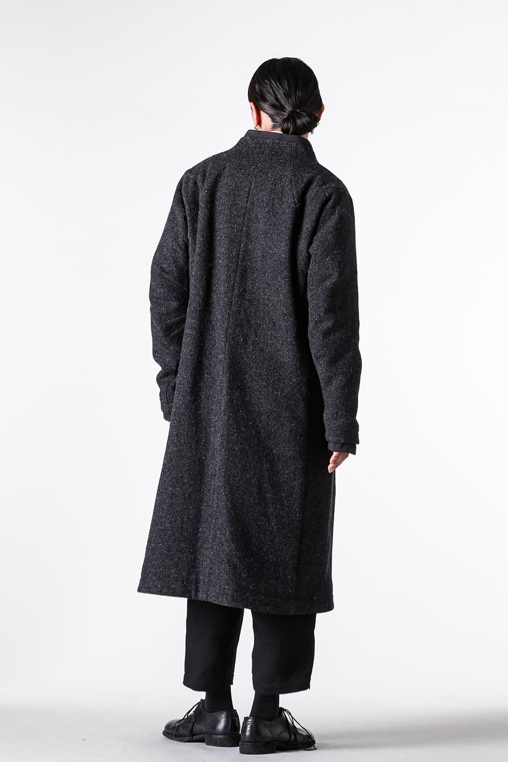 クロマニヨン CROMAGNON Coat shetland wool （DARK NAVY） DARK NAVY