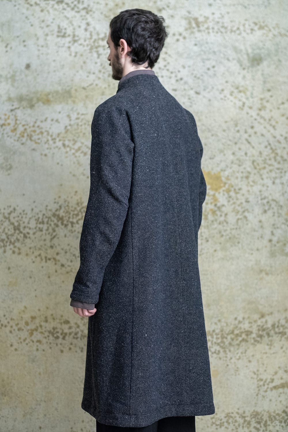 クロマニヨン CROMAGNON Coat shetland wool （DARK NAVY） DARK NAVY