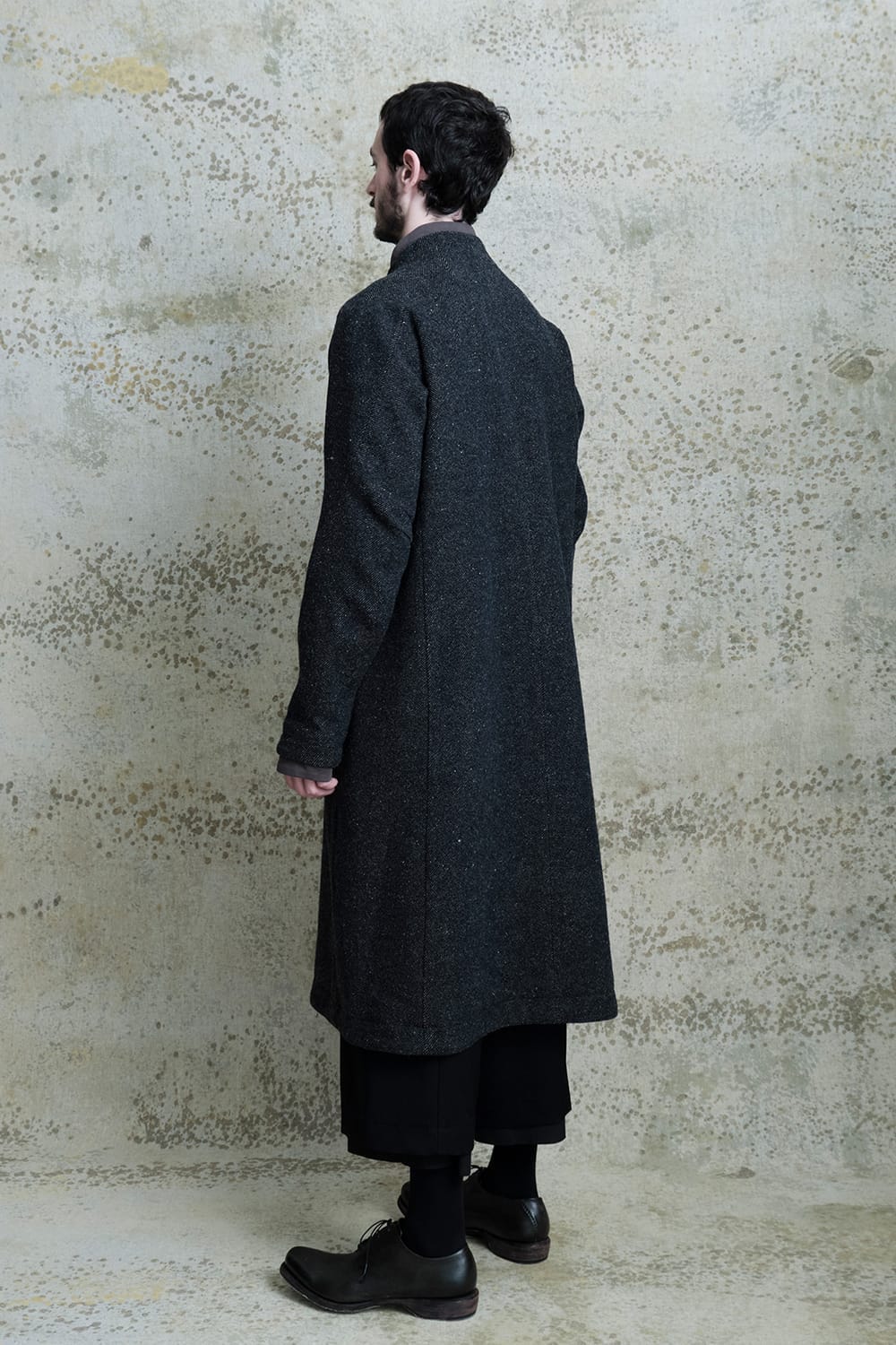 クロマニヨン CROMAGNON Coat shetland wool （DARK NAVY） DARK NAVY