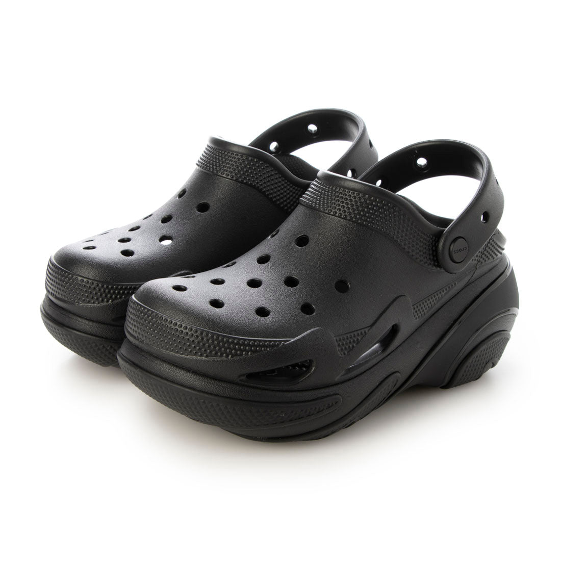 クロックス crocs CROCS - BUBBLE CRUSH CLOG TRIPLE BLACK【210061-0WC】 （Triple Black） Triple Black