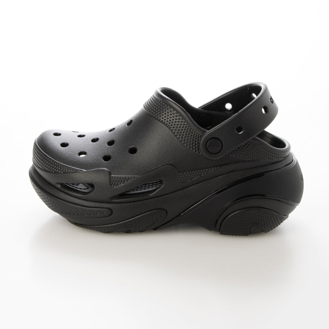 クロックス crocs CROCS - BUBBLE CRUSH CLOG TRIPLE BLACK【210061-0WC】 （Triple Black） Triple Black