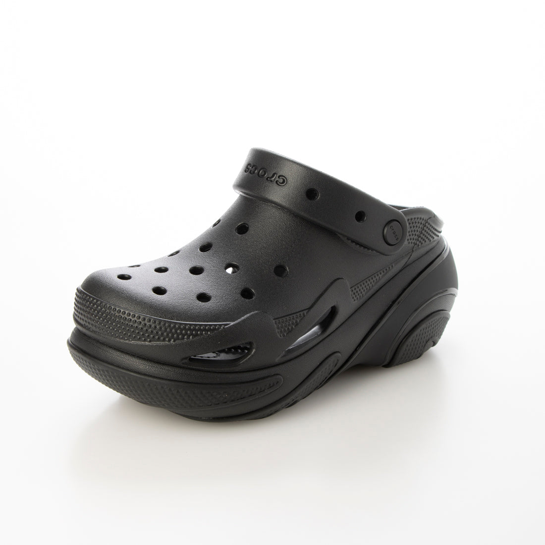 クロックス crocs CROCS - BUBBLE CRUSH CLOG TRIPLE BLACK【210061-0WC】 （Triple Black） Triple Black