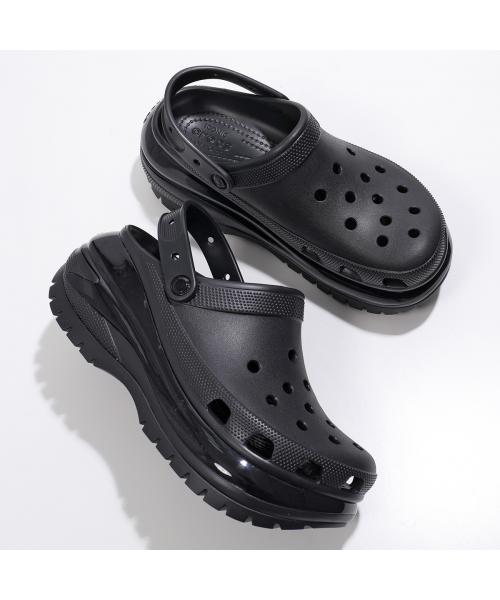 null null crocs サンダル MEGA CRUSH CLOG 207988 厚底 （ブラック） ブラック