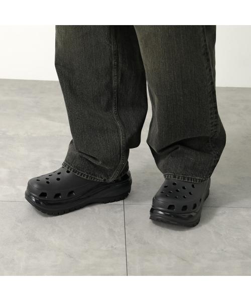 null null crocs サンダル MEGA CRUSH CLOG 207988 厚底 （ブラック） ブラック
