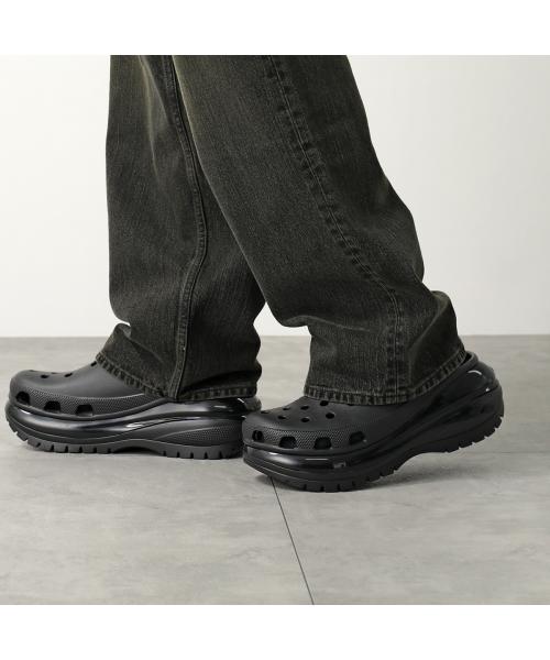 null null crocs サンダル MEGA CRUSH CLOG 207988 厚底 （ブラック） ブラック