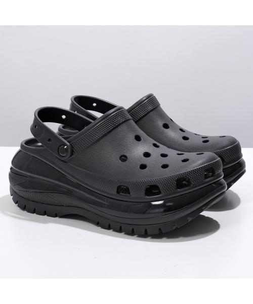 null null crocs サンダル MEGA CRUSH CLOG 207988 厚底 （ブラック） ブラック