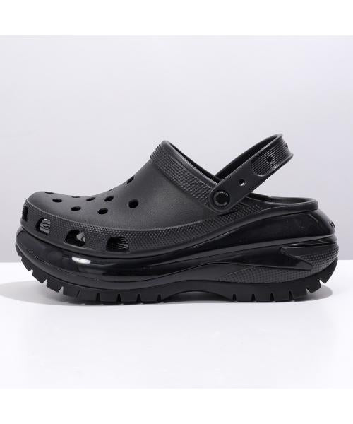 null null crocs サンダル MEGA CRUSH CLOG 207988 厚底 （ブラック） ブラック