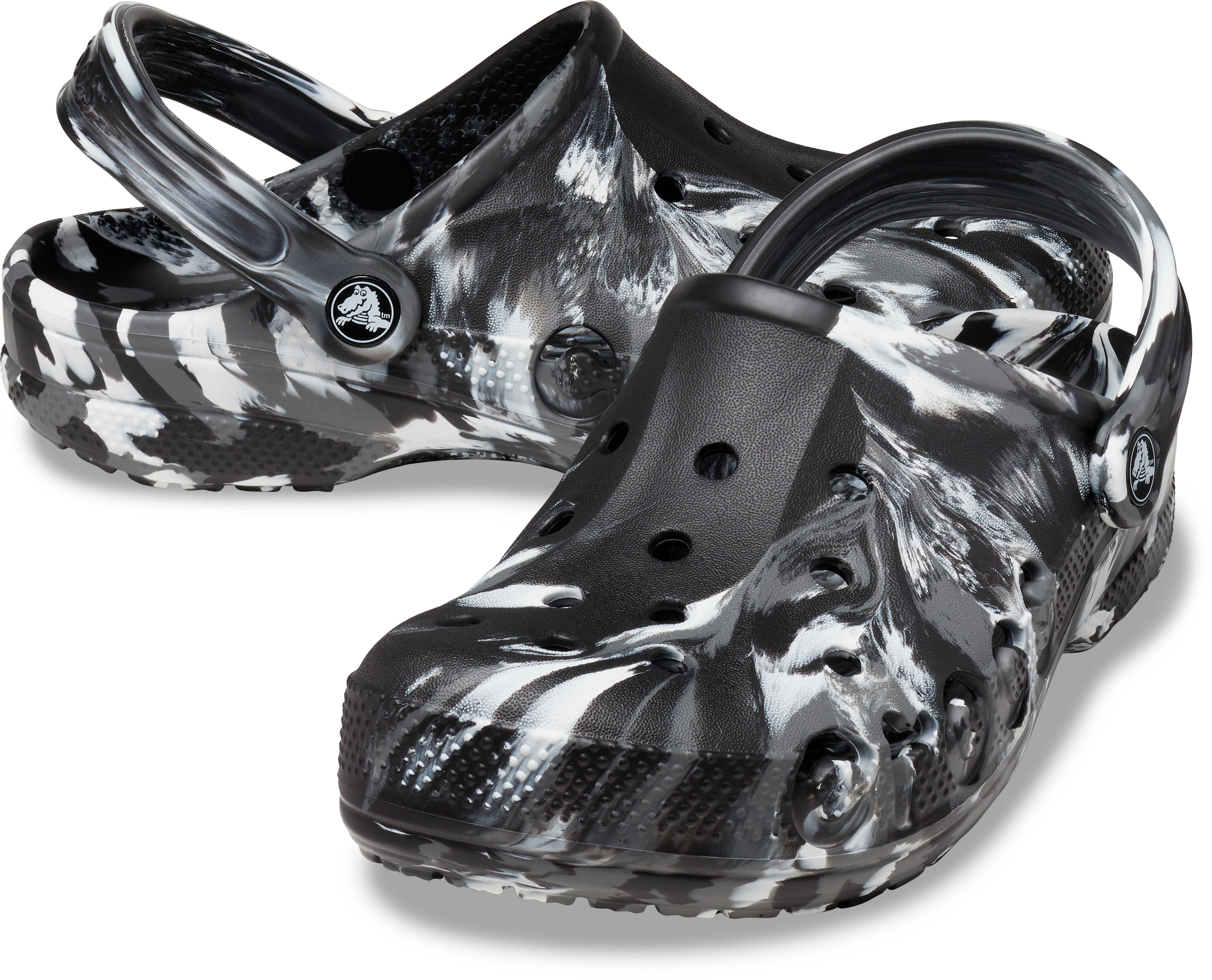 クロックス crocs サンダル メンズ レディース バヤ マーブル クロッグ 206935 crocs （ブラック） ブラック