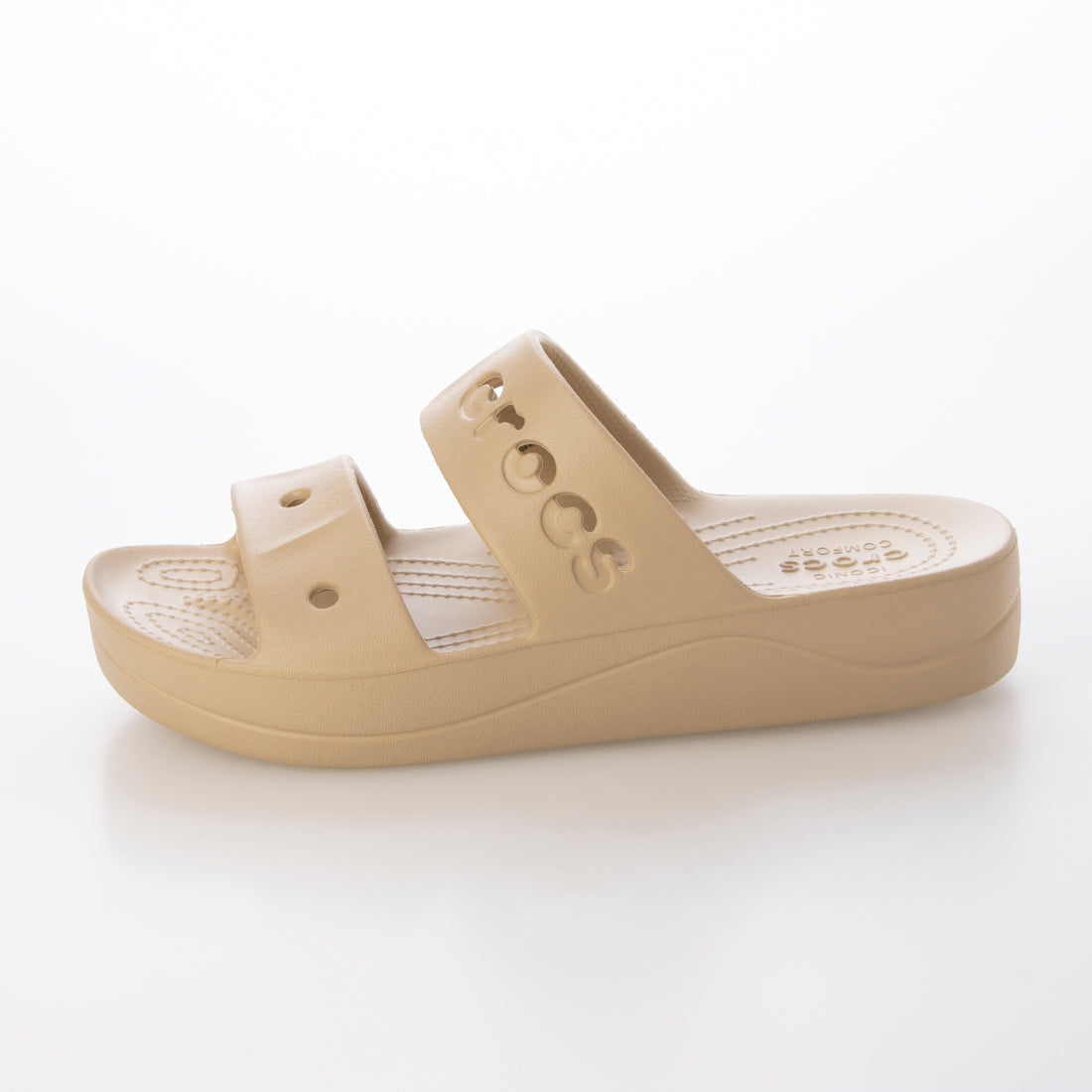 クロックス crocs レディース サンダル 厚底 バヤ プラットフォーム サンダル 208188 （ベージュ） ベージュ