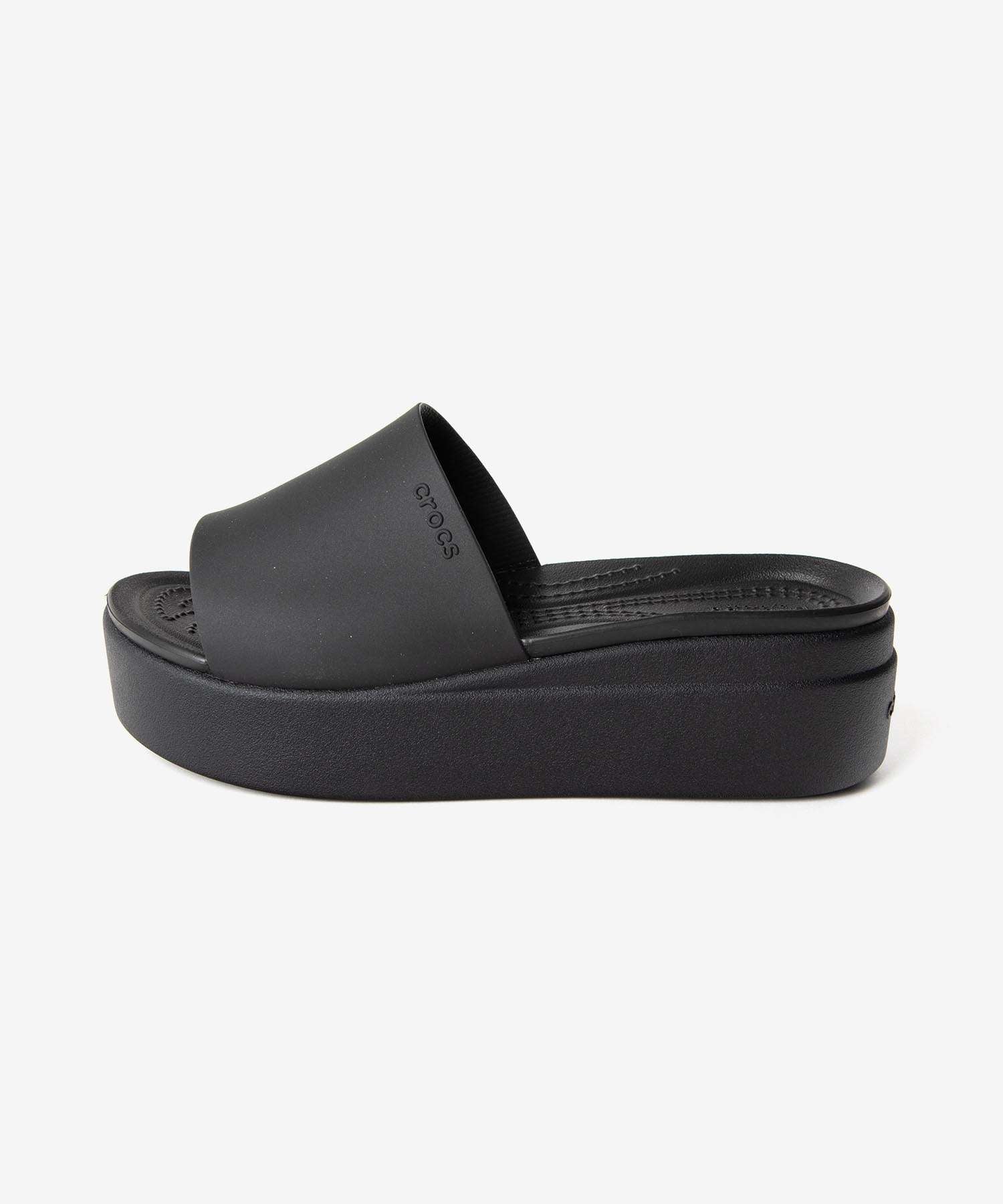 クロックス crocs クロックス crocs Brooklyn Slide W ブルックリン スライド Footwear フットウェア 208728 （ブラック） ブラック