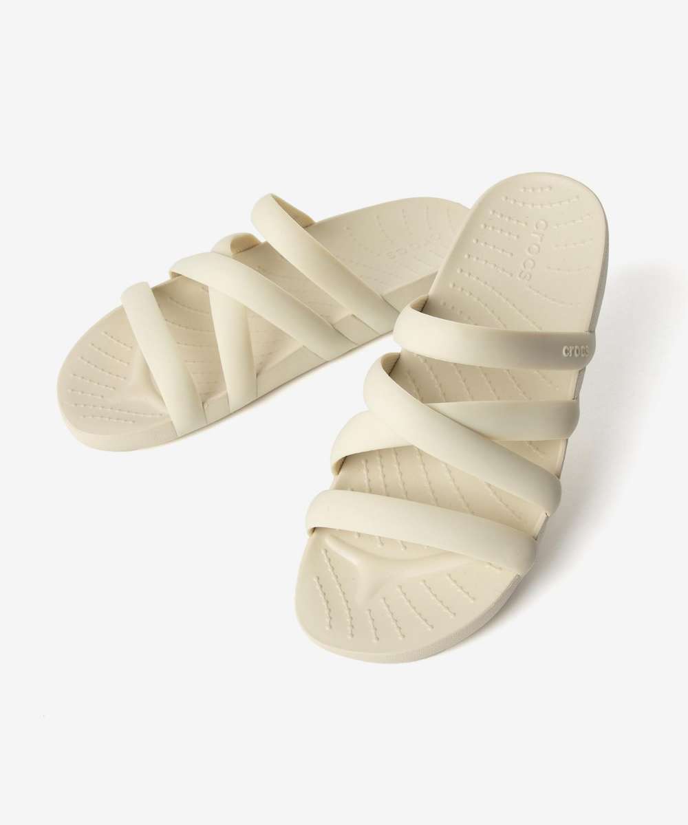 クロックス crocs クロックス crocs Crocs Splash Strappy W クロックス スプラッシュ ストラッピー 208217 コンフォートサンダル レディース サンダル シューズ （ホワイト） ホワイト