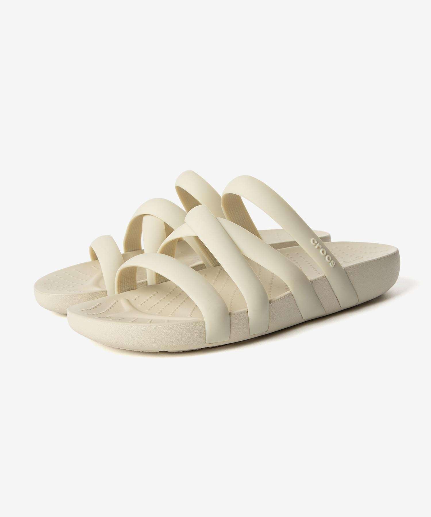 クロックス crocs クロックス crocs Crocs Splash Strappy W クロックス スプラッシュ ストラッピー 208217 コンフォートサンダル レディース サンダル シューズ （ホワイト） ホワイト
