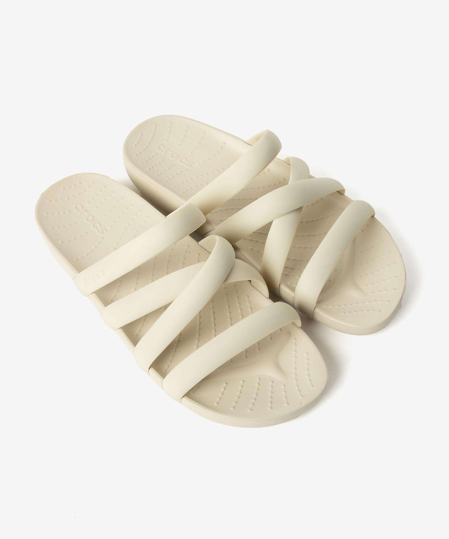クロックス crocs クロックス crocs Crocs Splash Strappy W クロックス スプラッシュ ストラッピー 208217 コンフォートサンダル レディース サンダル シューズ （ホワイト） ホワイト
