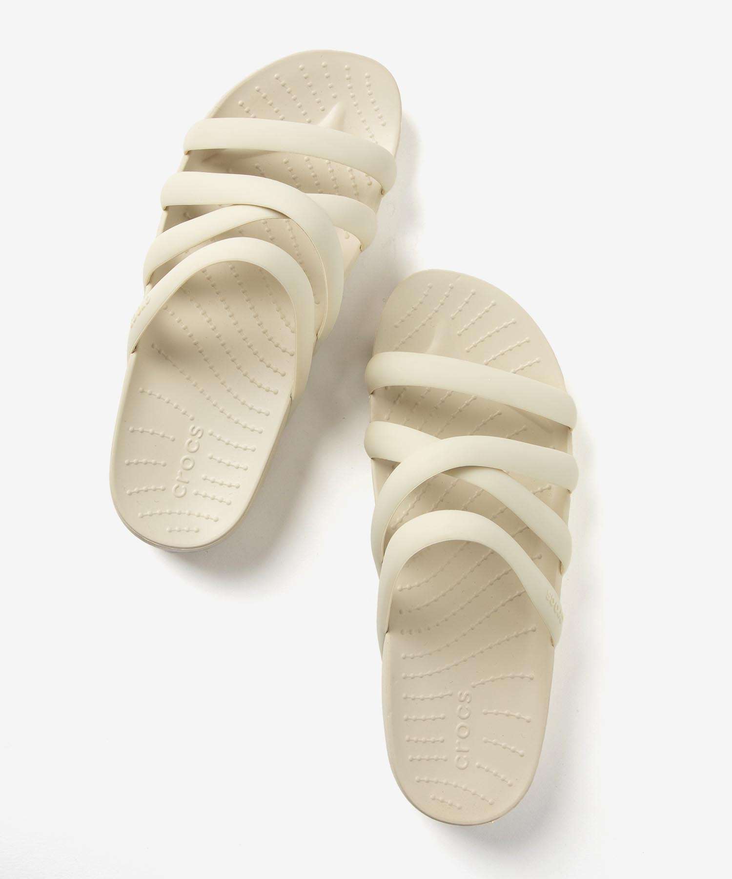 クロックス crocs クロックス crocs Crocs Splash Strappy W クロックス スプラッシュ ストラッピー 208217 コンフォートサンダル レディース サンダル シューズ （ホワイト） ホワイト