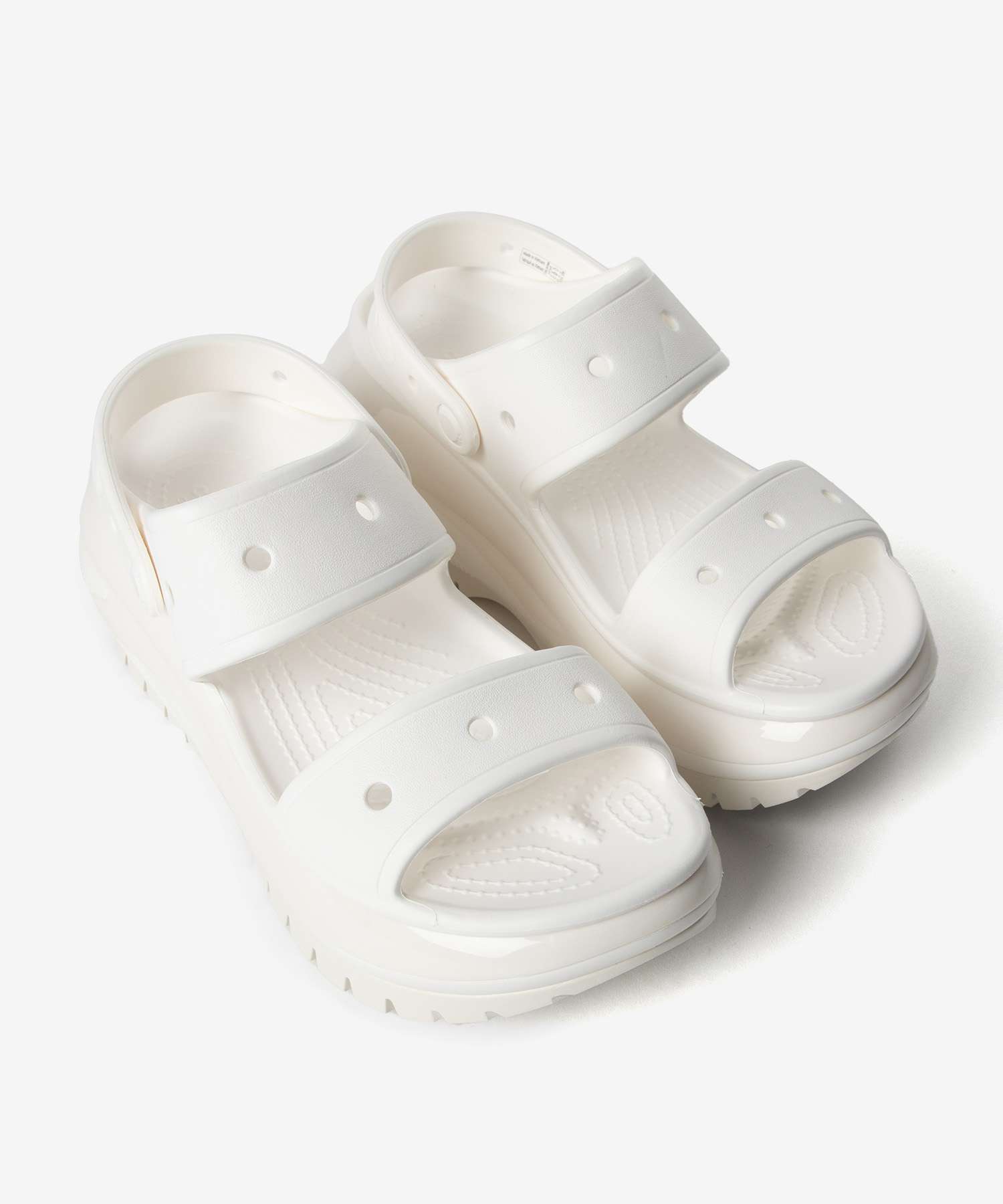 クロックス crocs クロックス crocs Classic Mega Crush Sandal W メガクラッシュサンダル Sandals サンダル 207989 （ホワイト） ホワイト