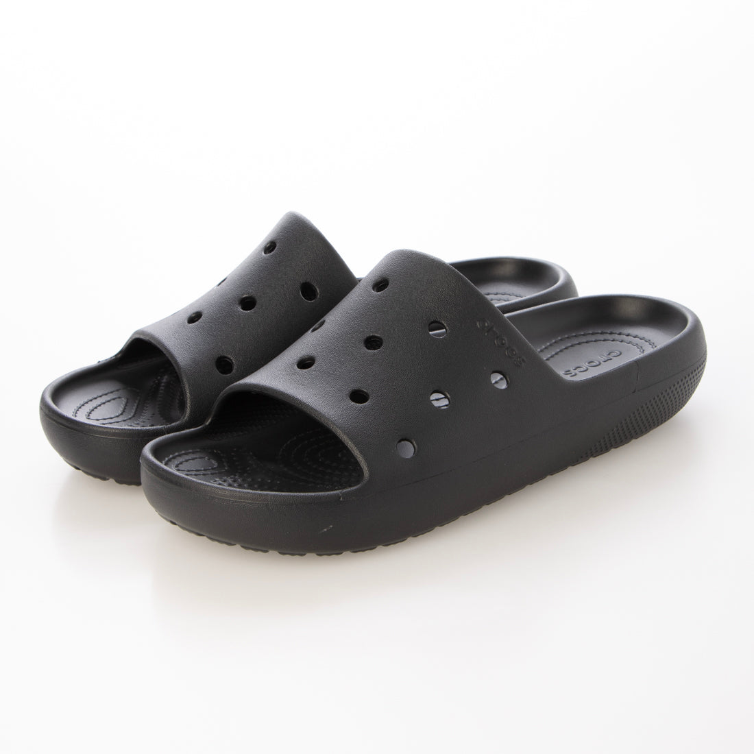 クロックス crocs Crocs CLASSIC SLIDE V2 209401 クロックス クラシック スライド メンズ レディース サンダル （ブラック） ブラック