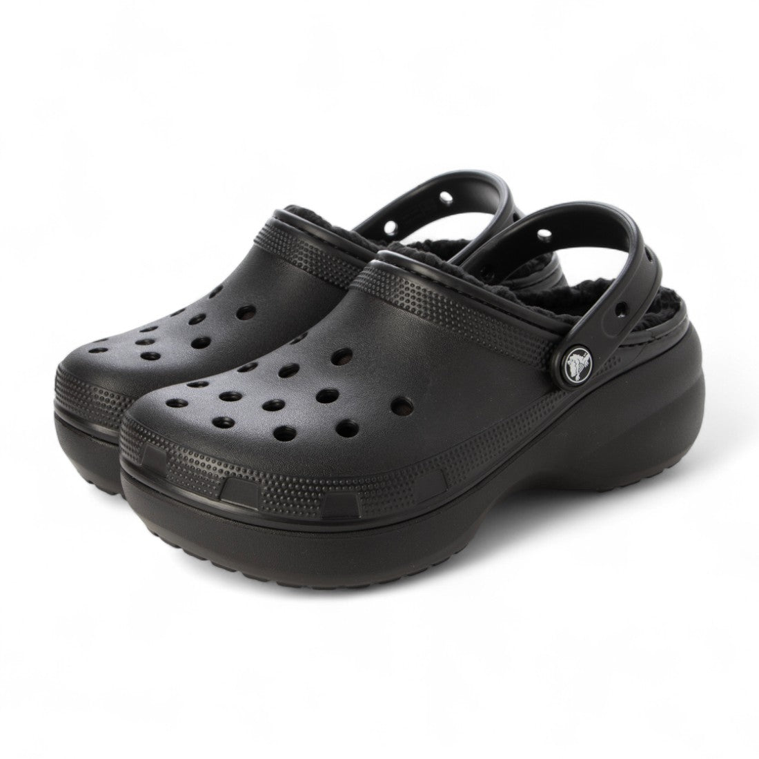 クロックス crocs CLASSIC PLATFORM LINED CLOG（クロックス プラットフォーム ラインド クロッグ）207938 （ブラック） ブラック