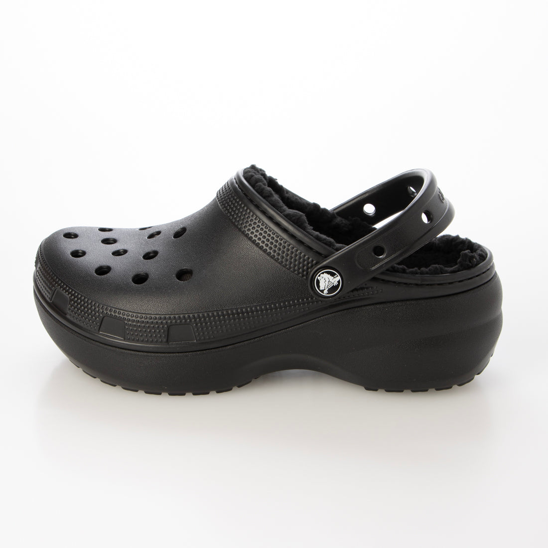 クロックス crocs CLASSIC PLATFORM LINED CLOG（クロックス プラットフォーム ラインド クロッグ）207938 （ブラック） ブラック