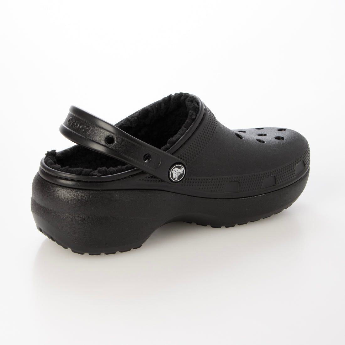 クロックス crocs CLASSIC PLATFORM LINED CLOG（クロックス プラットフォーム ラインド クロッグ）207938 （ブラック） ブラック