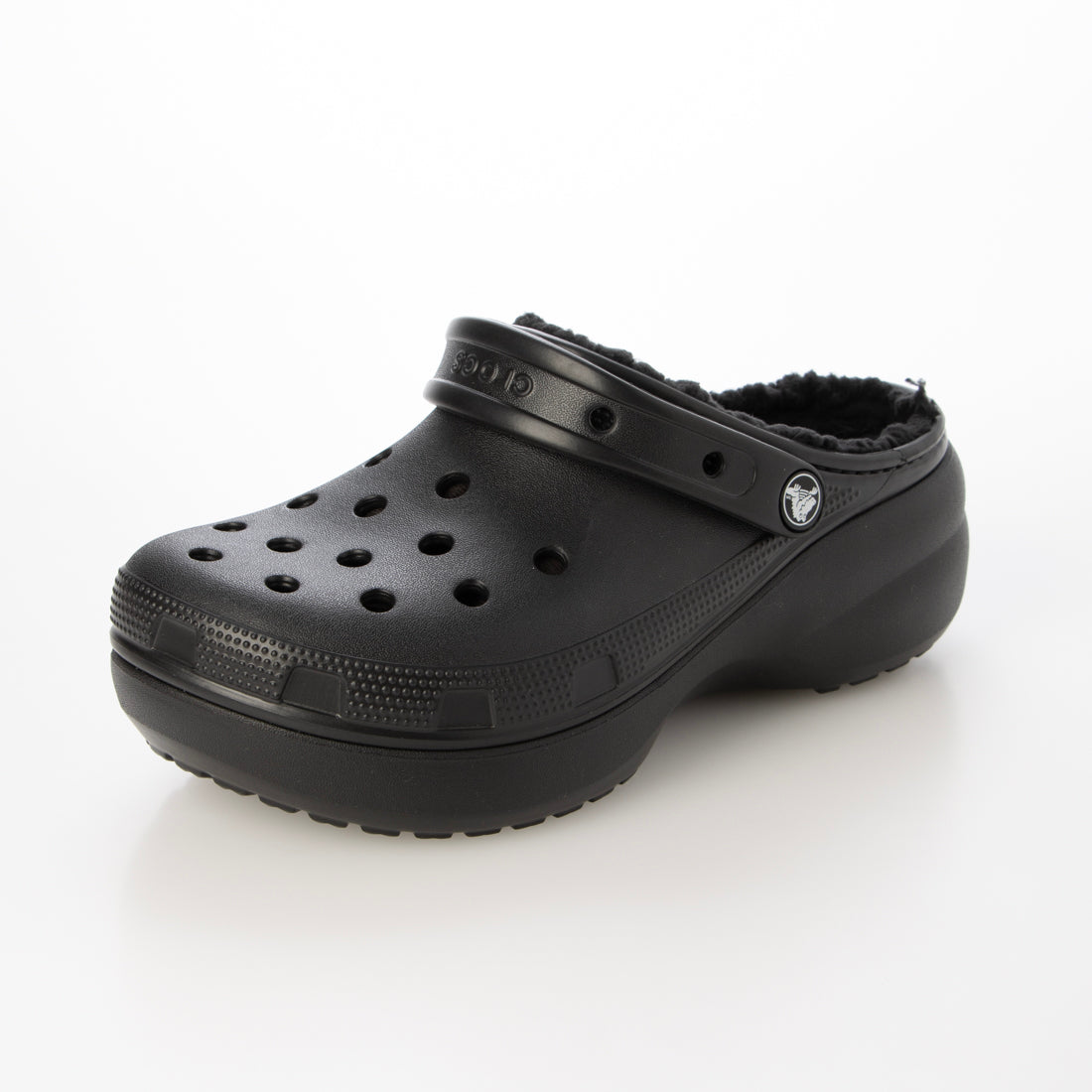 クロックス crocs CLASSIC PLATFORM LINED CLOG（クロックス プラットフォーム ラインド クロッグ）207938 （ブラック） ブラック