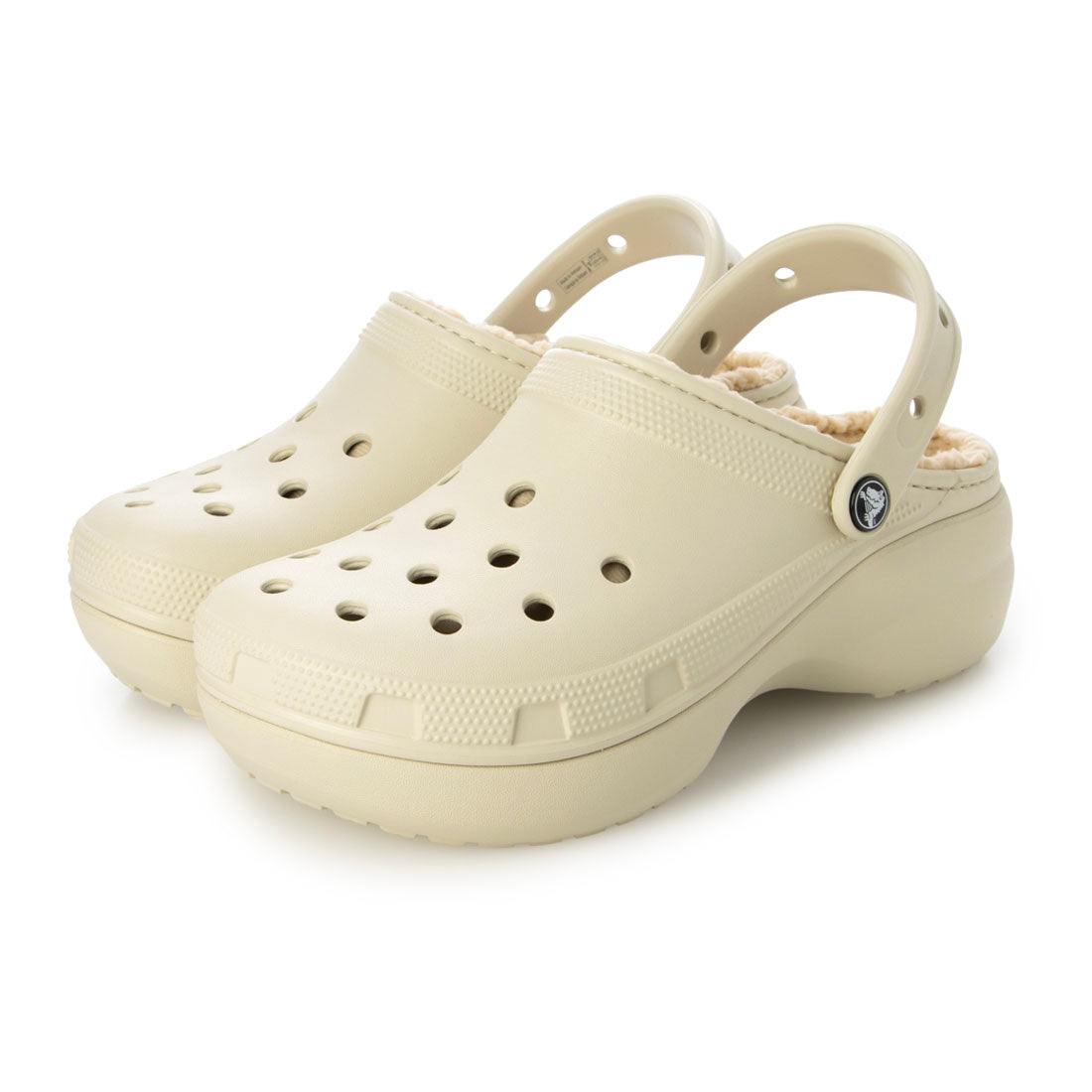クロックス crocs CLASSIC PLATFORM LINED CLOG（クロックス プラットフォーム ラインド クロッグ）207938 （ボーン） ボーン