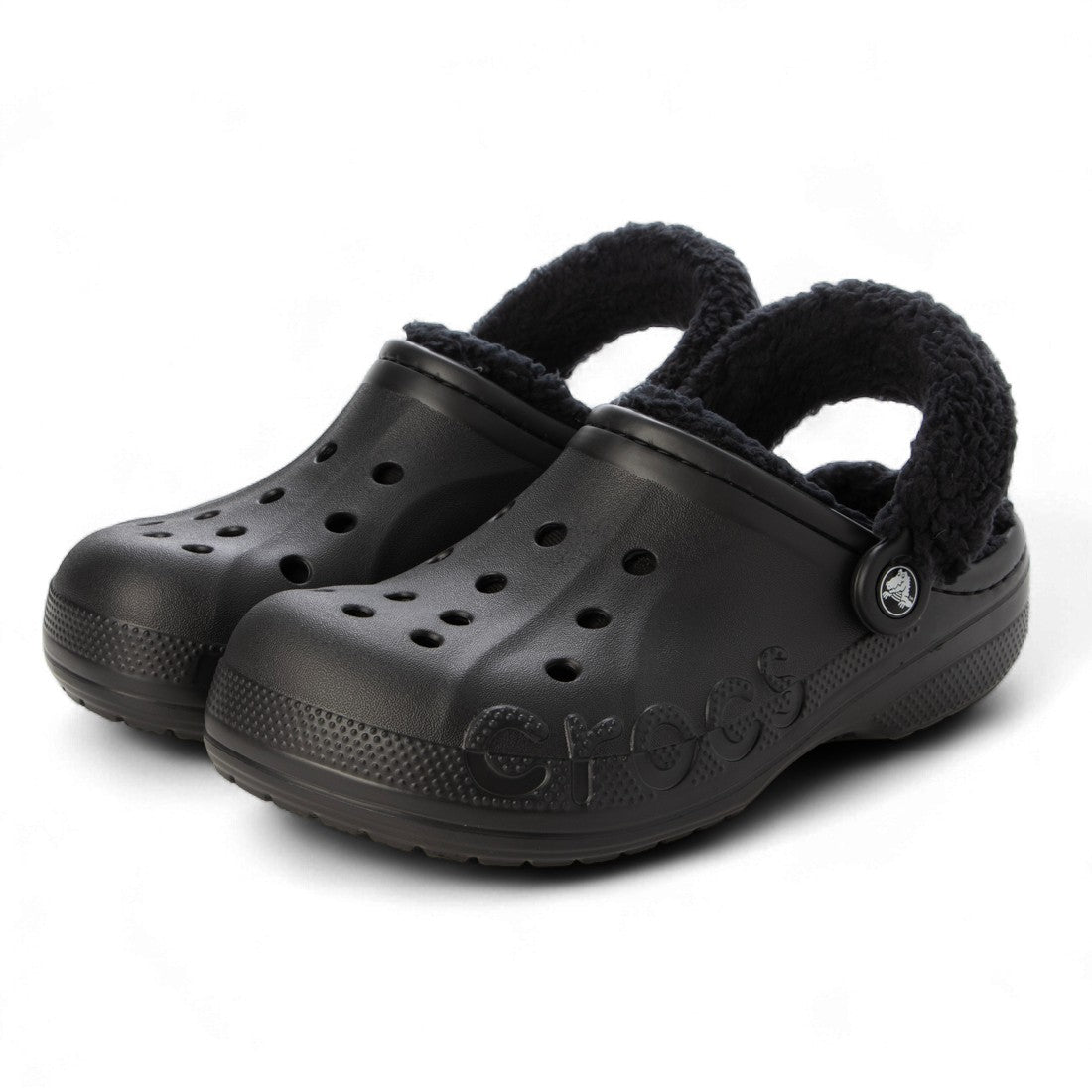 クロックス crocs レディース サンダル バヤ ラインド ファズ ストラップ クロッグ 206633 （ブラック） ブラック