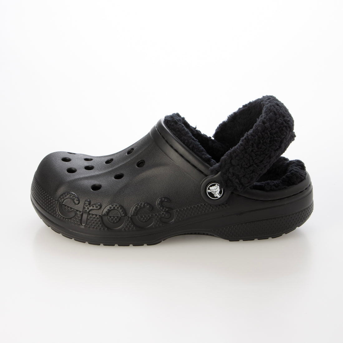 クロックス crocs レディース サンダル バヤ ラインド ファズ ストラップ クロッグ 206633 （ブラック） ブラック