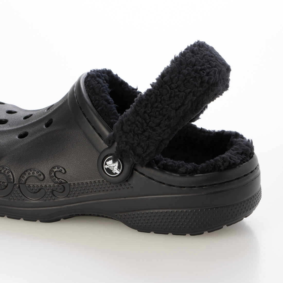 クロックス crocs レディース サンダル バヤ ラインド ファズ ストラップ クロッグ 206633 （ブラック） ブラック
