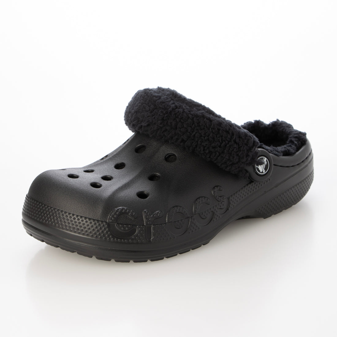 クロックス crocs レディース サンダル バヤ ラインド ファズ ストラップ クロッグ 206633 （ブラック） ブラック