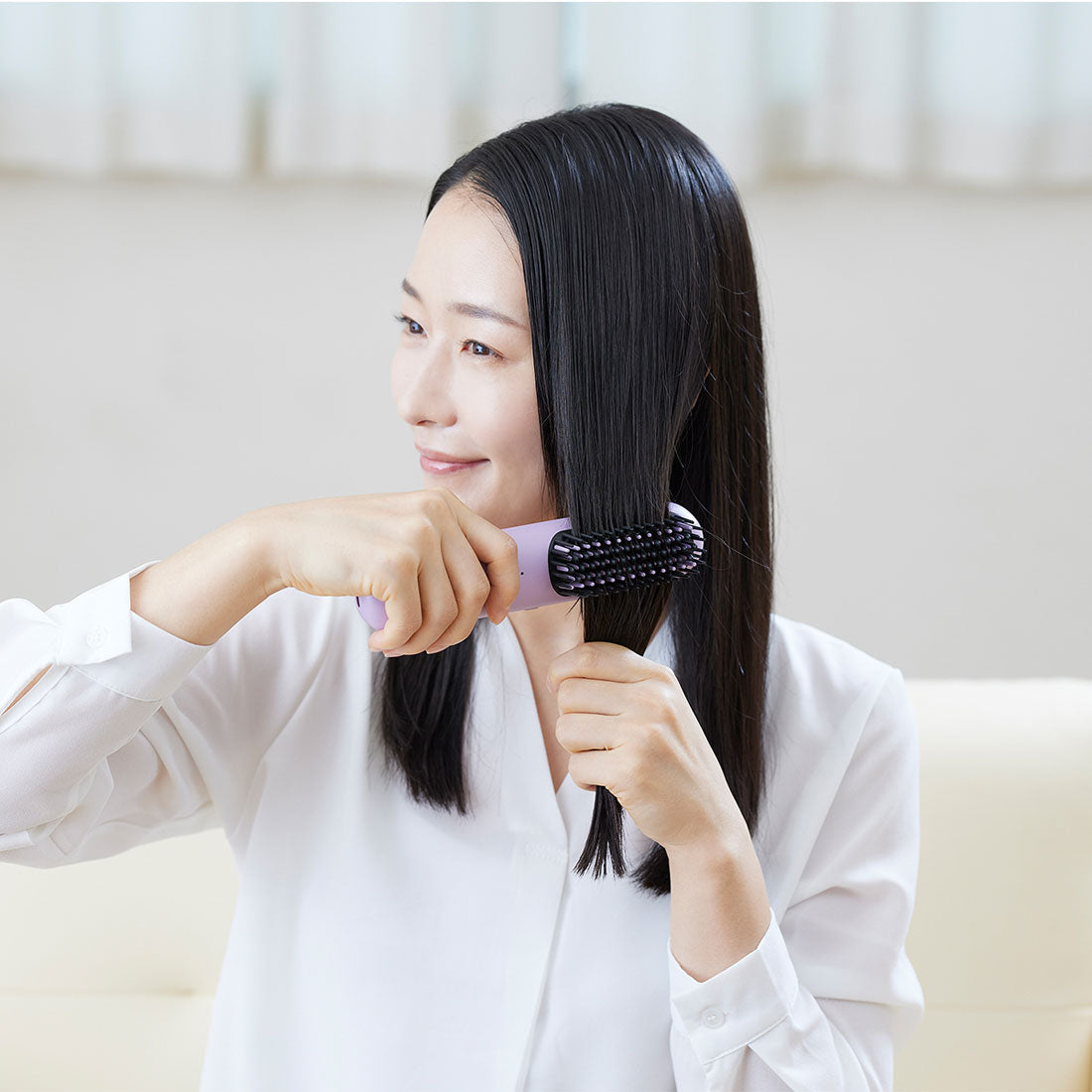 クリアージュ CREAGE クリアージュ ヘアアイロンブラシ【返品不可商品】 （パープル） パープル