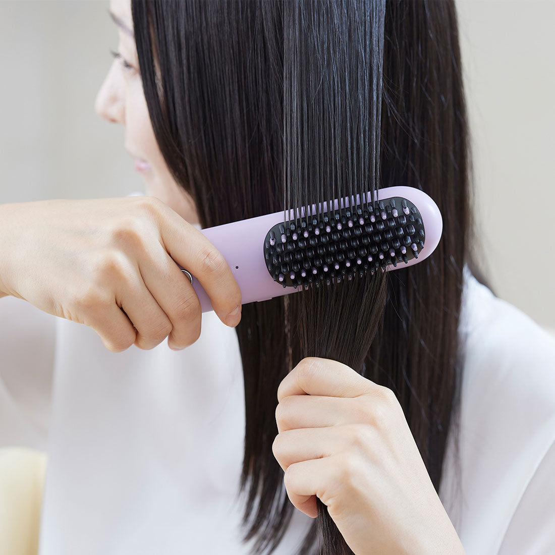 クリアージュ CREAGE クリアージュ ヘアアイロンブラシ【返品不可商品】 （パープル） パープル
