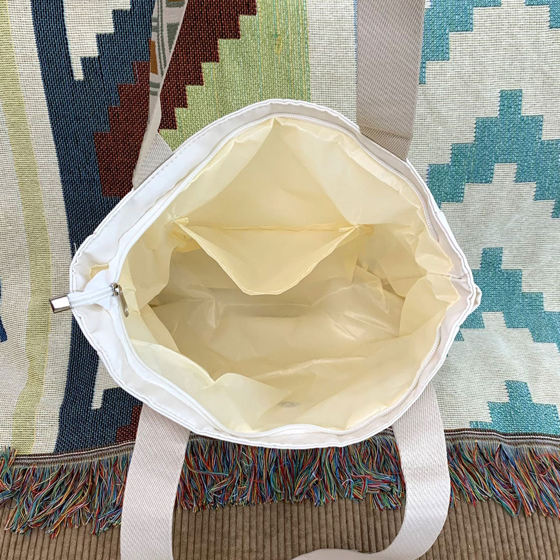 シーアールビー CRB 撥水柄テープトートバッグ